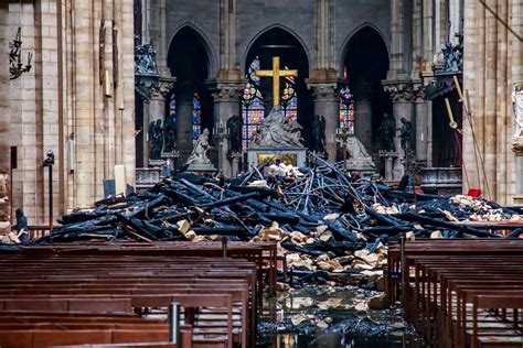 Notre Dame Cathedral Fire: Photos Show Destruction After Blaze | Across America, US Patch