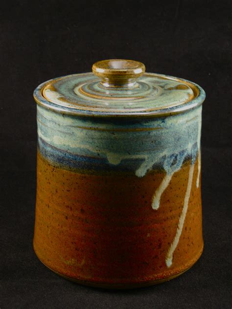 Forman Pottery ceramic jar with a new light box. | Ceramic jars, Lidded ...