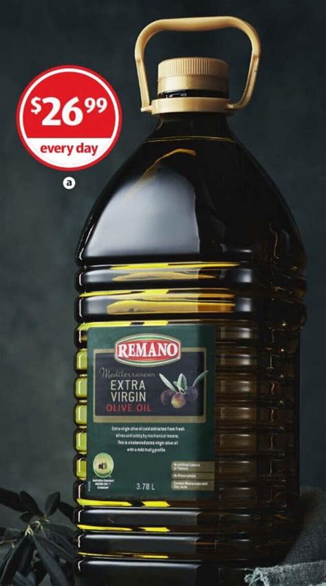 Remano Extra Virgin Olive Oil 3.78L offer at ALDI