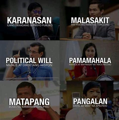 Presidential candidates in a nutshell : r/Philippines