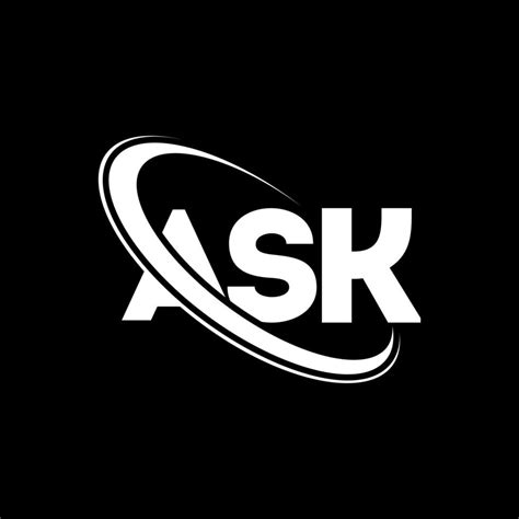 ASK logo. ASK letter. ASK letter logo design. Initials ASK logo linked ...