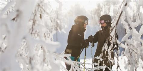 Ski Moment at Domaine Château-Bromont