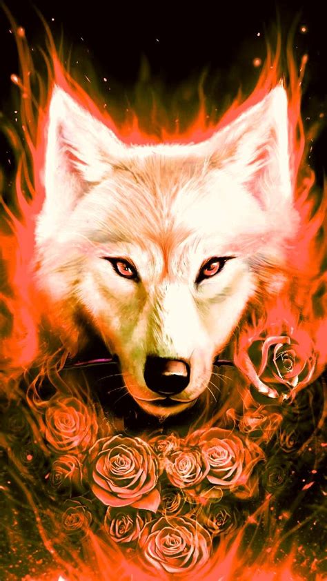 Cool Fire Wolf Wallpapers - Top Free Cool Fire Wolf Backgrounds ...