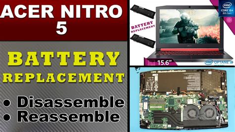 HOW change your ACER nitro 5 Series laptop battery - YouTube