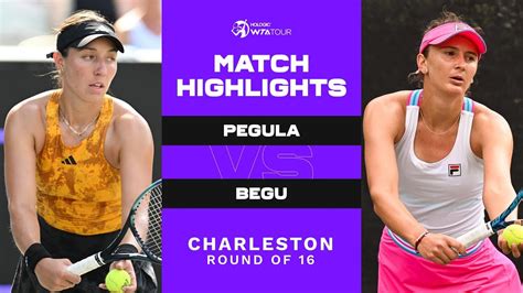 Jessica Pegula vs. Irina-Camelia Begu | 2023 Charleston Round of 16 ...