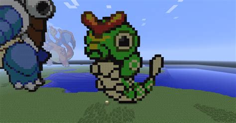 Caterpie Pixel Art Minecraft Map