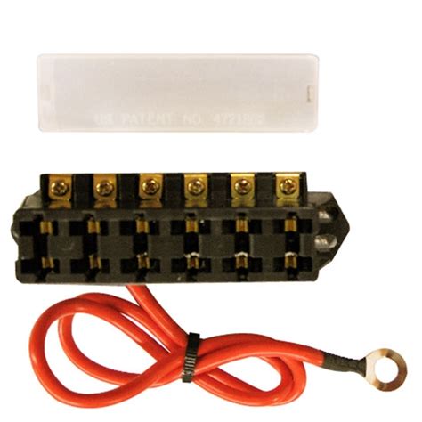 Speedway Slimline 12 Volt 6-Terminal Fuse Block