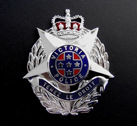 Victoria Police Badge | Victoria police, Police badge, Police