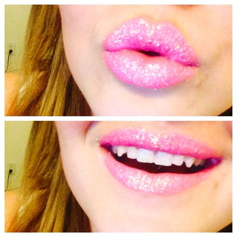 Pink glitter lips 🎀 Pink sticky lipgloss .99 Non toxic glitter pod $1. ...