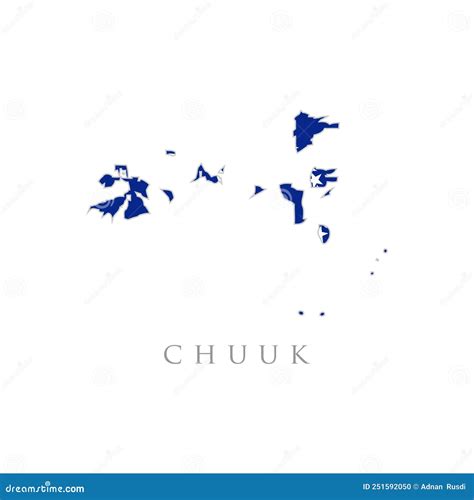 Chuuk Flag Map Flat Design Vector Illustration Stock Vector ...