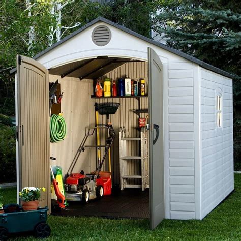 Lifetime 8 ft. x 10 ft. Outdoor Storage Shed 6405 - The Home Depot