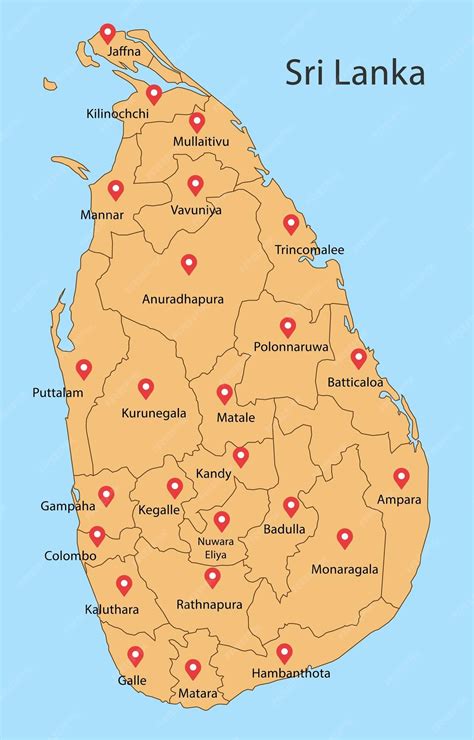 District Map Of Sri Lanka District Map Of Sri Lanka D - vrogue.co