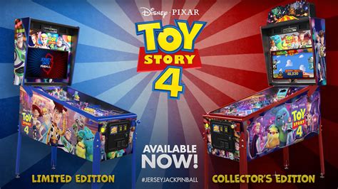 Jersey Jack Pinball Releasing Toy Story 4 Limited Edition Pinball Machine