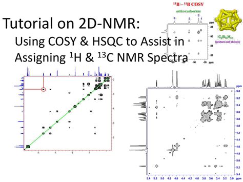 Tutorial on 2D-NMR Using COSY & HSQC to Assist in Assigning