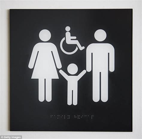 At what age would YOU allow your child to go into a public toilet on their own? Sign advising ...