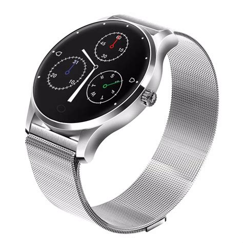 Bluetooth 4.0 Fashion Smart Watch Ultra Thin Mesh Belt Stainless Steel ...