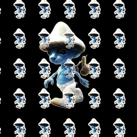 Blue Smurf Cat - Etsy