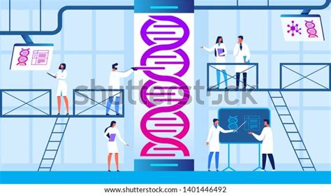 Science Lab Banner Laboratory Man Woman Stock Vector (Royalty Free) 1401446492 | Shutterstock