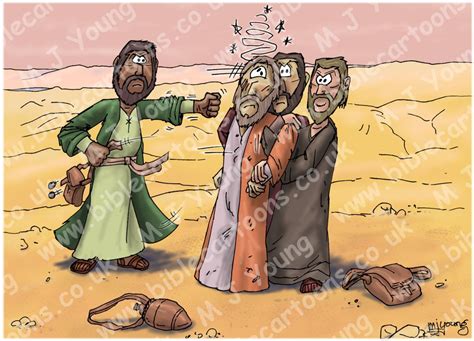 Luke 10 - Parable of the good Samaritan SET02 - Scene 01 - Beaten up | Bible Cartoons