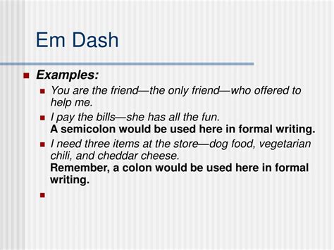 PPT - En Dash vs. Em Dash PowerPoint Presentation, free download - ID ...