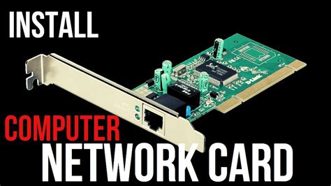 How to install Network Card! How to Attach LAN Card in Desktop CPU ...