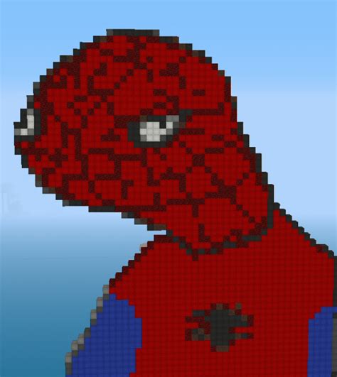 Spooderman - spoderman Minecraft pixel art made by FakeUniform ...