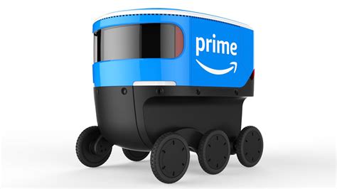 3D Amazon Delivery Robot Blue | CGTrader