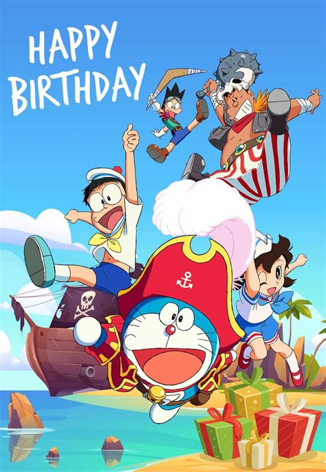 Doraemon Printable Birthday Cards — PRINTBIRTHDAY.CARDS