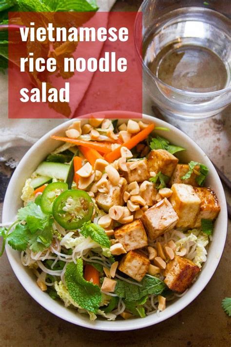 Vietnamese Rice Noodle Salad with Hoisin Glazed Tofu