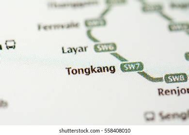 Tongkang Station Singapore Metro Map Stock Photo 558408010 | Shutterstock