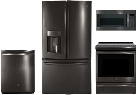 Package GEBS2 GE Appliance Package Piece Appliance Package With Gas Range Black Slate ...