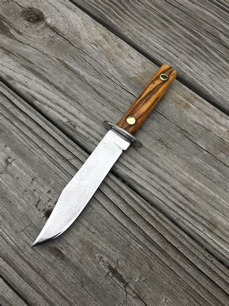 Vintage Fixed Blade Knife with custom Leather Sheath