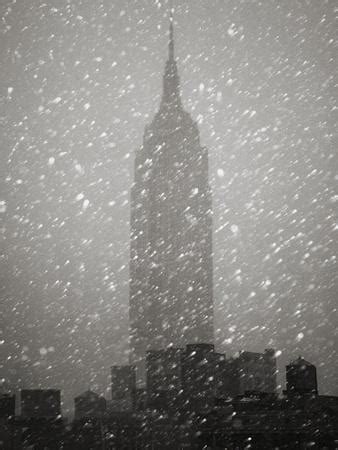 'Snowfall in New York City' Photographic Print - Christopher C Collins ...