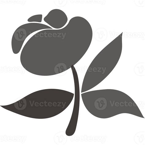 Black rose symbol 26959345 PNG