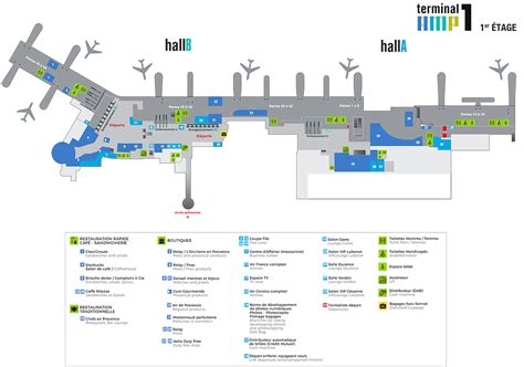 Marseille France Airport Map - PELAJARAN