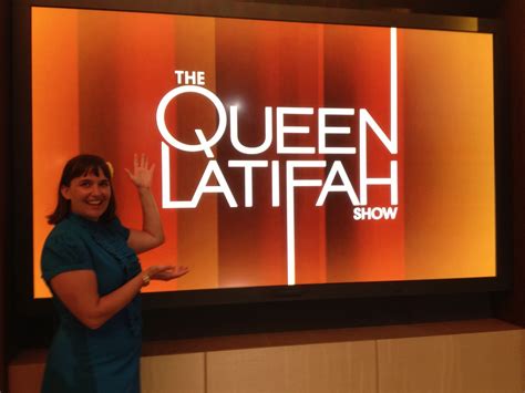 Bon jour: The set of the Queen Latifah Show