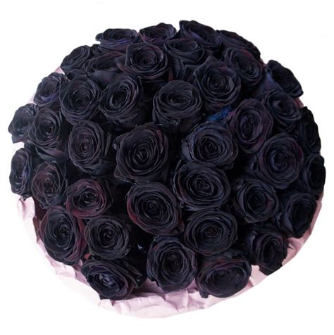 Premium black roses bouquet. Buy in Vancouver. Fresh flowers delivery ...