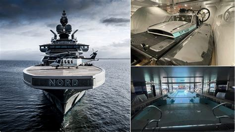 A rare look inside Nord, the $500 million megayacht of Russia's richest ...