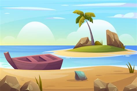 Cartoon Island Background