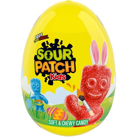 SOUR PATCH KIDS Soft & Chewy Easter Candy, 1 Easter Egg - Walmart.com - Walmart.com