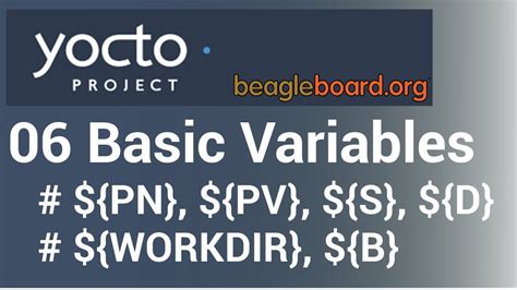 Yocto Tutorial - 06 Understand Basic Yocto Variables (WITH EXAMPLES ...