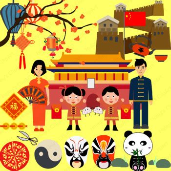 Chinese New Year (Clip Art) Chinese Culture by Haley's Clipart | TPT