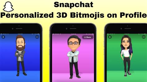 Snapchat: 3D Bitmoji In Your Profile | 2021 - YouTube