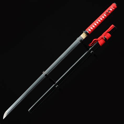 Damascus Ninjato | Handmade Japanese Ninjato Sword Damascus Steel Full Tang - TrueKatana