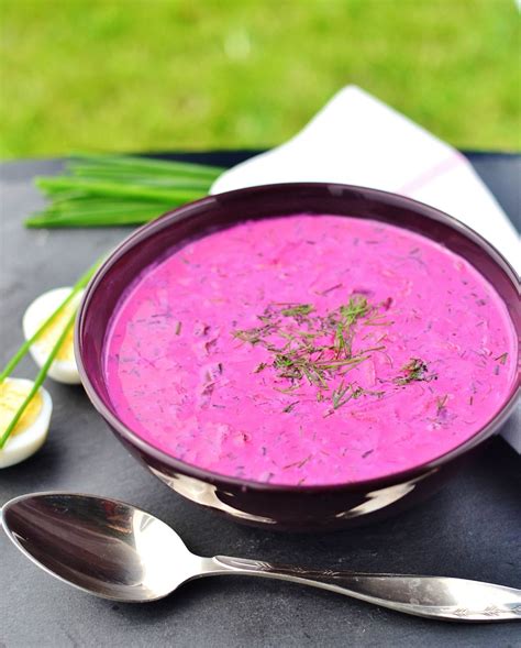 Polish Chilled Beet Soup (Chlodnik) - Everyday Healthy Recipes