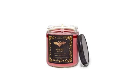 Bath & Body Works Vampire Blood Single-Wick Candle | Bath & Body Works Halloween 2023 Collection ...