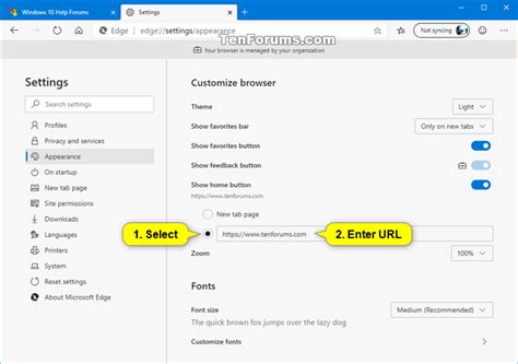 How to Add or Remove Home Button in Microsoft Edge Chromium | Tutorials