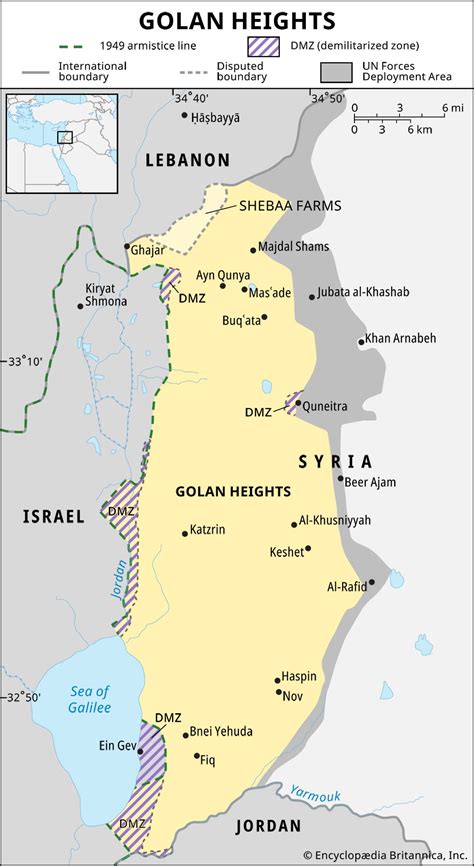 Golan Heights World Map - Esther Rosabella