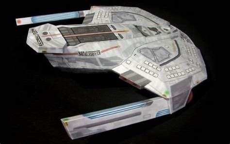 PAPERMAU: Star Trek - Saber Class Starship Paper Model - by Ikenohata ...