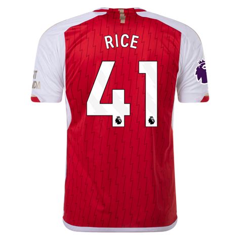 Men's Replica adidas Rice Arsenal Home Jersey 23/24 | SOCCER.COM